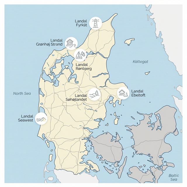 6 Landal feriecentre i Jylland med badeland