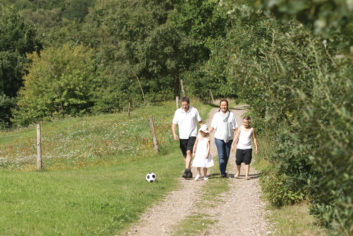 G�tur i det gr�nne natur t�t p� Landal S�h�jlandet &ndash; perfekt med hund